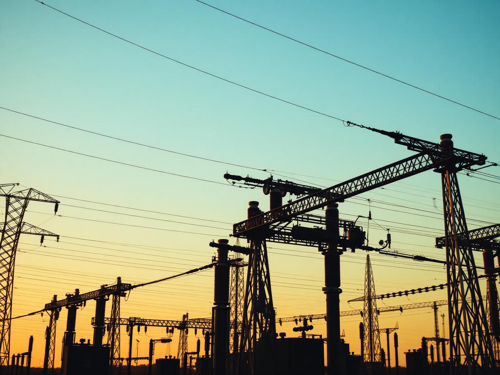 High-voltage electrical substation